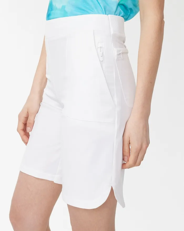 Chico039s Zenergy UPF Neema Beach Shorts Alabaster Women Shorts