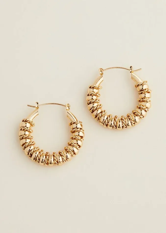 Chunky Ring Hoop Earring Gold Women Phase Eight Jewellery