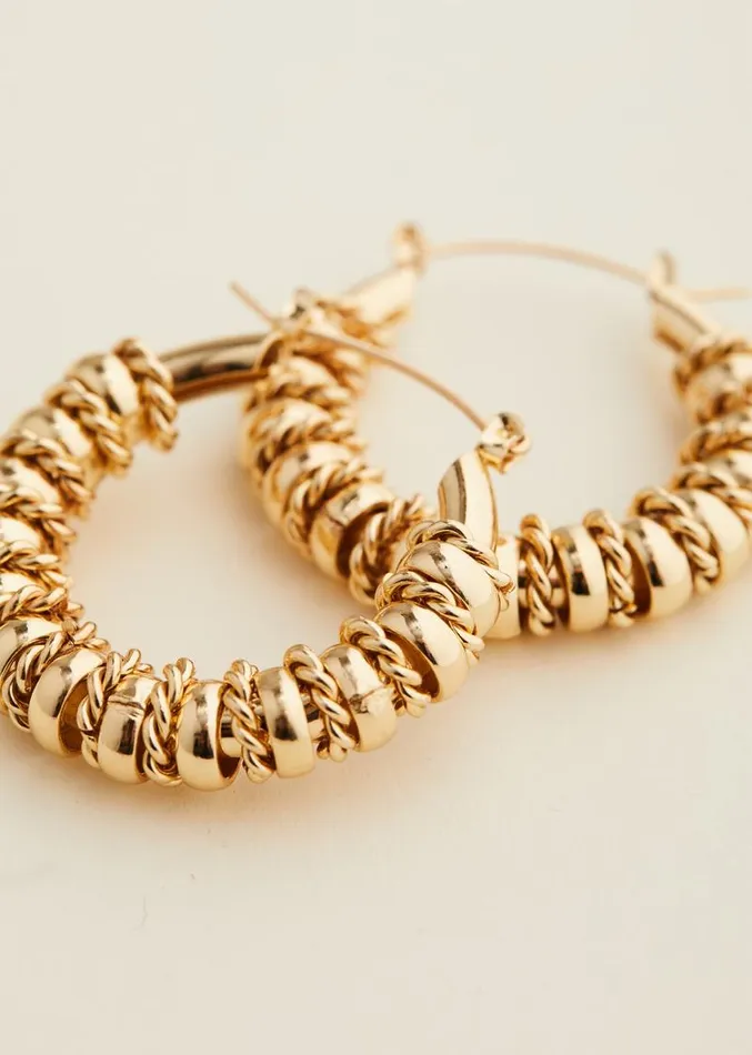 Chunky Ring Hoop Earring Gold Women Phase Eight Jewellery