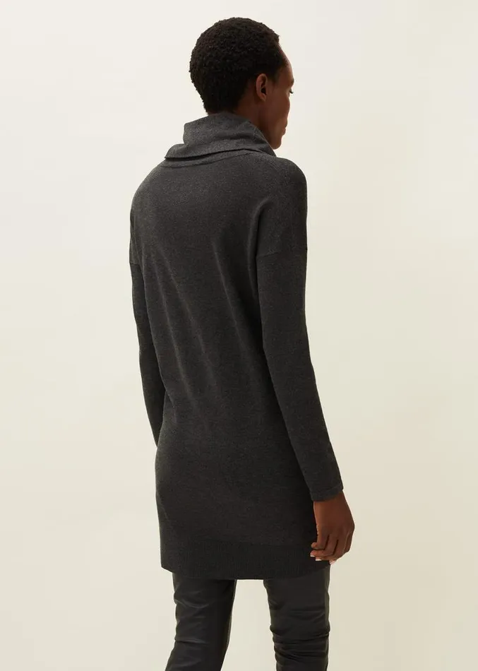 Cindra Knitted Tunic Dress Charcoal Women Phase Eight Dresses