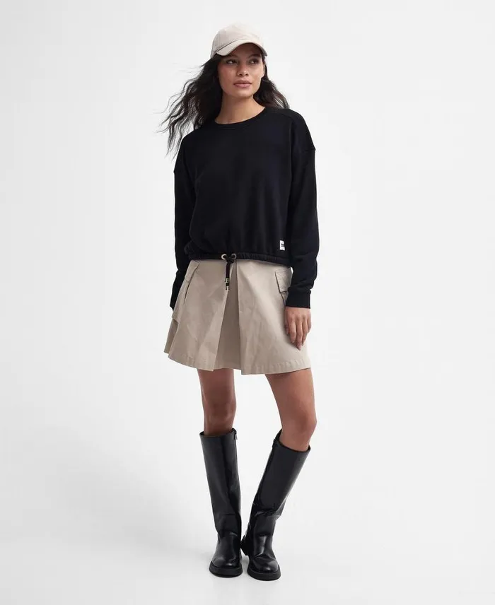 Ciprelli Sweatshirt Classic Black Women Barbour Hoodies and Sweatshirts