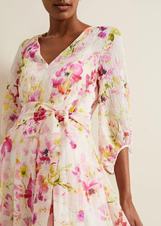 Clancy Floral Print Fit And Flare Dress Multicoloured Women Phase Eight Dresses Clancy Floral Print Fit And Flare Dress Multicoloured Women Phase Eight Dresses
