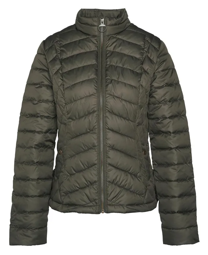 Clematis Quilted Jacket Olive Women Barbour Quilted Jackets