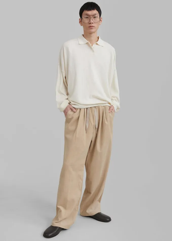 Clothing Men The Frankie Shop Brixton Corduroy Joggers 8211 Beige