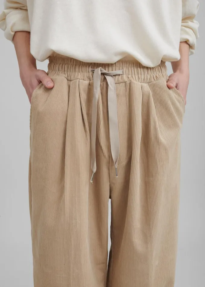 Clothing Men The Frankie Shop Brixton Corduroy Joggers 8211 Beige