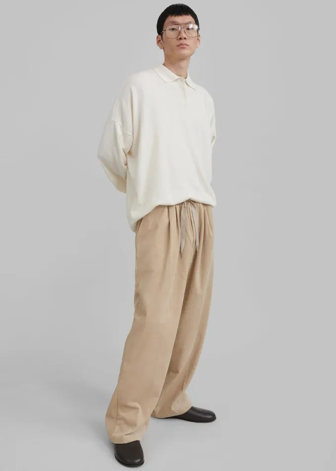 Clothing Men The Frankie Shop Brixton Corduroy Joggers 8211 Beige