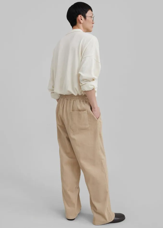 Clothing Men The Frankie Shop Brixton Corduroy Joggers 8211 Beige