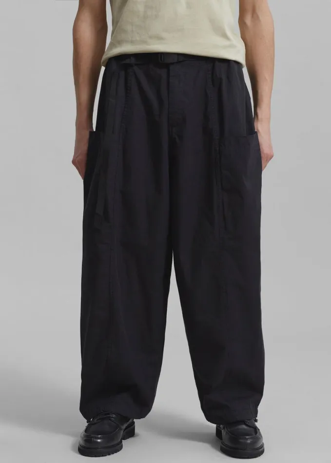 Clothing Men The Frankie Shop Jameson Balloon Pants 8211 Black