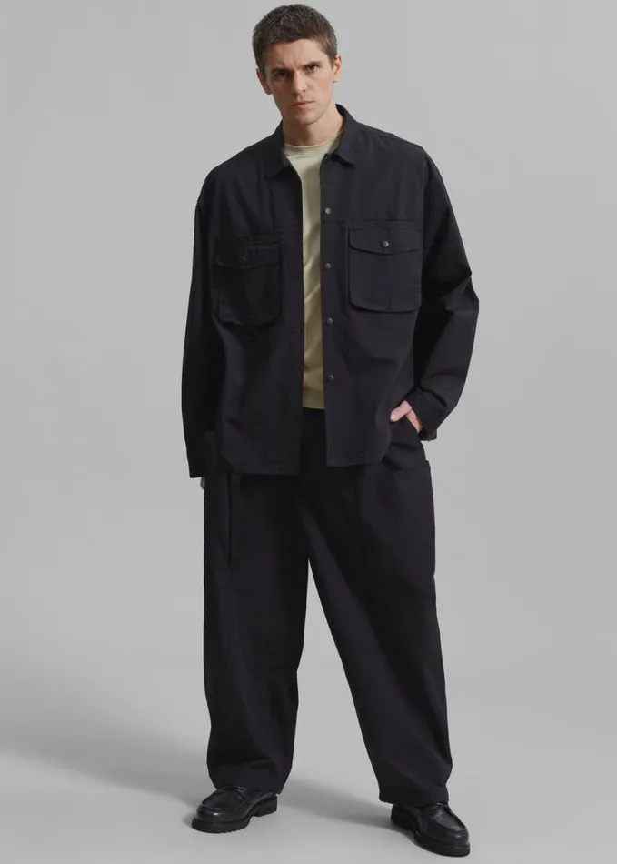 Clothing Men The Frankie Shop Jameson Balloon Pants 8211 Black