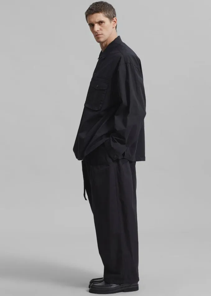 Clothing Men The Frankie Shop Jameson Balloon Pants 8211 Black