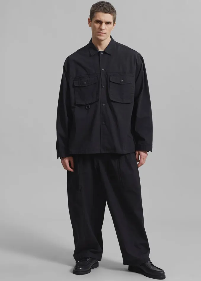 Clothing Men The Frankie Shop Jameson Balloon Pants 8211 Black