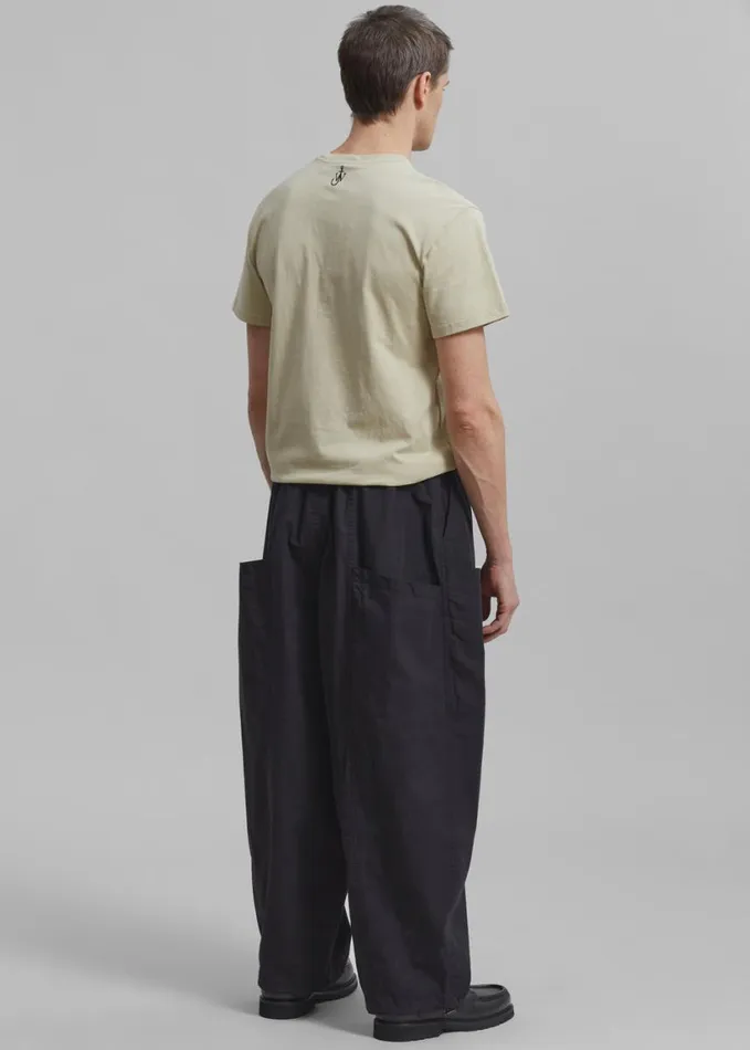 Clothing Men The Frankie Shop Jameson Balloon Pants 8211 Black