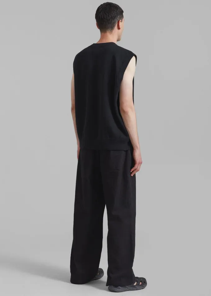 Clothing WomenMen The Frankie Shop Drew Denim Pants 8211 Black