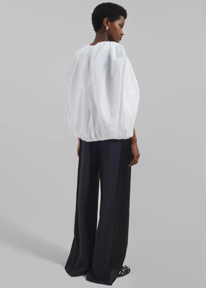Clothing Women The Frankie Shop 31 Phillip Lim Cocoon Zip Top 8211 White