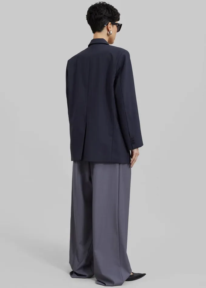 Clothing Women The Frankie Shop Auden Blazer 8211 Charcoal