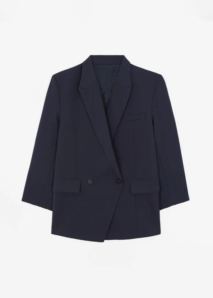 Clothing Women The Frankie Shop Auden Blazer 8211 Charcoal