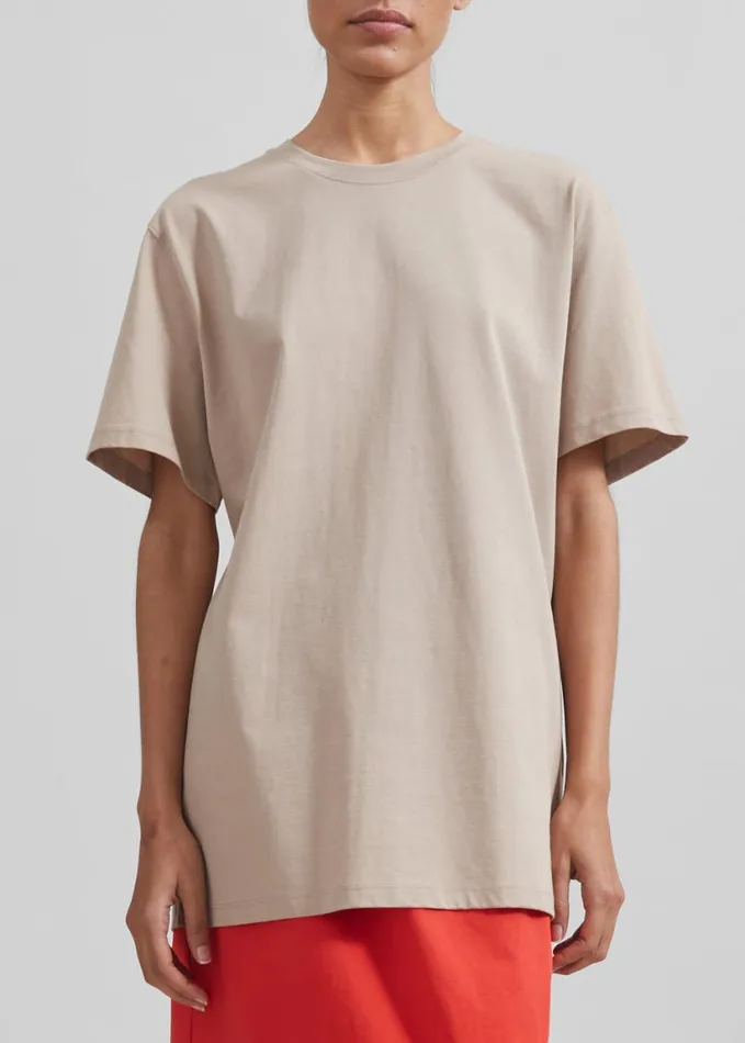 Clothing Women The Frankie Shop Azaro Tee 8211 Beige