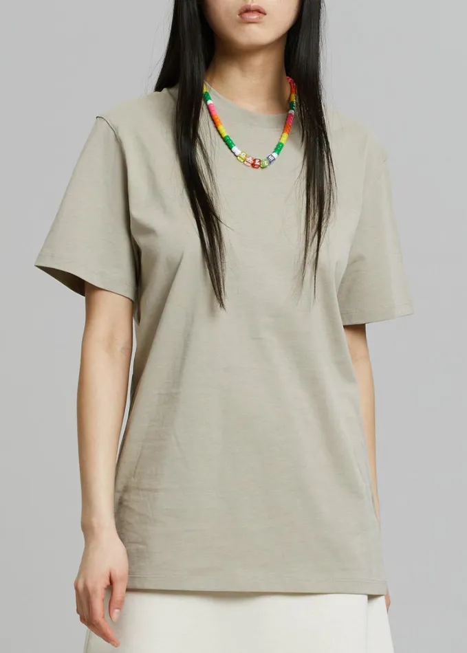 Clothing Women The Frankie Shop Azaro Tee 8211 Beige