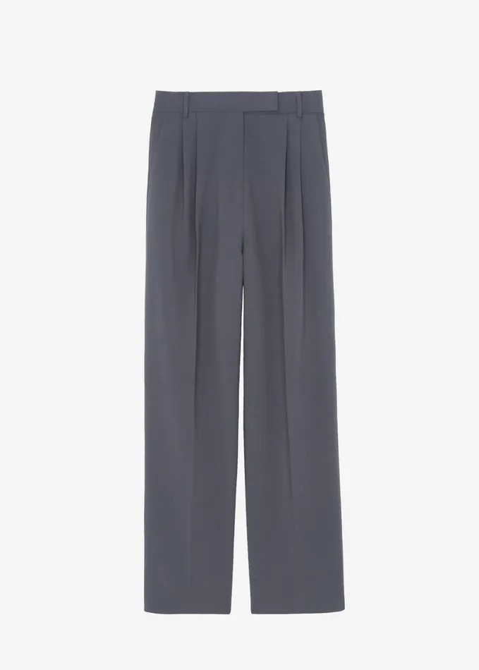 Clothing Women The Frankie Shop Bea Suit Pants 8211 Charcoal