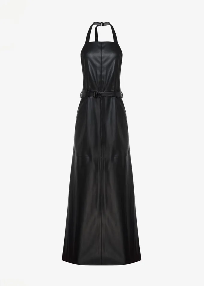 Clothing Women The Frankie Shop Bevza Apron Dress 8211 Black