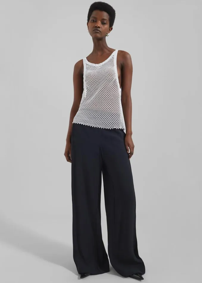 Clothing Women The Frankie Shop Bevza Beaded Tank Top 8211 Ivory