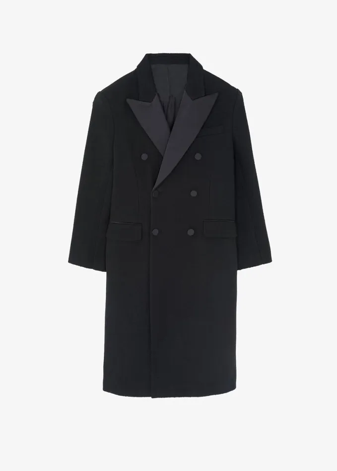 Clothing Women The Frankie Shop Bryce Oversized Coat 8211 Black