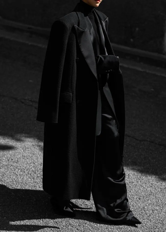 Clothing Women The Frankie Shop Bryce Oversized Coat 8211 Black