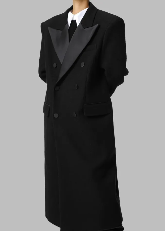 Clothing Women The Frankie Shop Bryce Oversized Coat 8211 Black