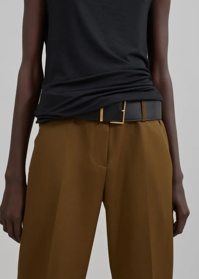 Clothing Women The Frankie Shop Darrell Trousers 8211 Brown