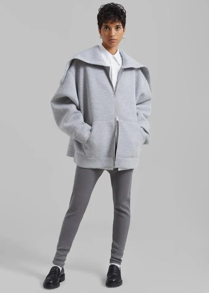 Clothing Women The Frankie Shop Denton Oversized Hoodie 8211 Grey