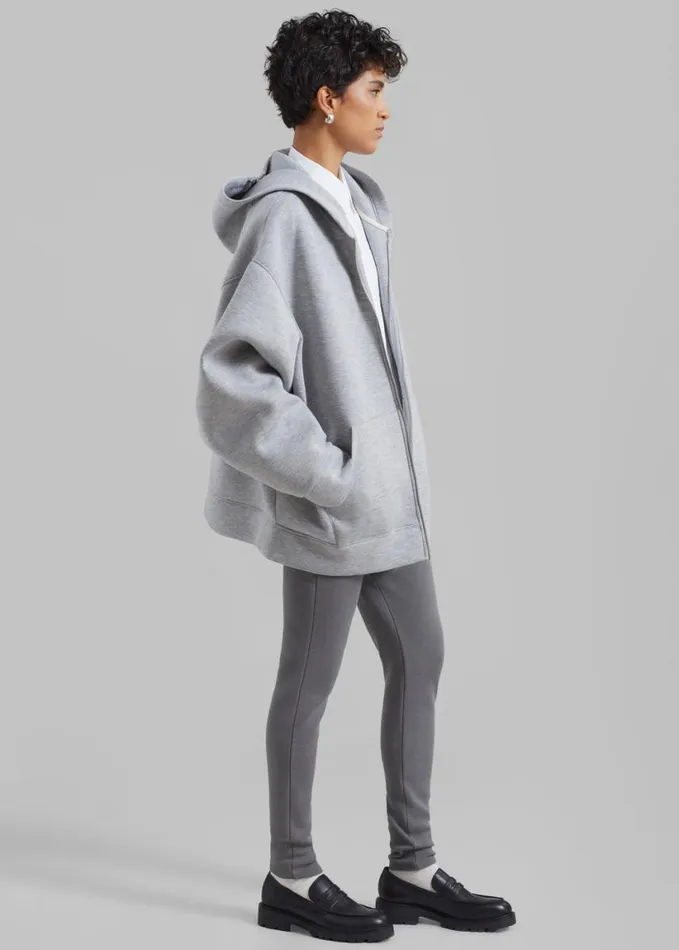Clothing Women The Frankie Shop Denton Oversized Hoodie 8211 Grey