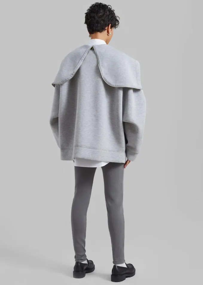 Clothing Women The Frankie Shop Denton Oversized Hoodie 8211 Grey
