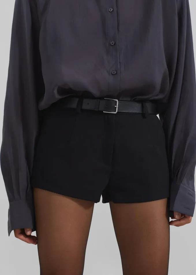 Clothing Women The Frankie Shop Ilona Hot Pants 8211 Black