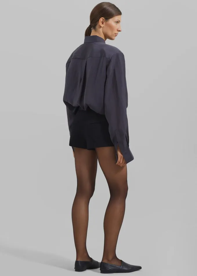 Clothing Women The Frankie Shop Ilona Hot Pants 8211 Black