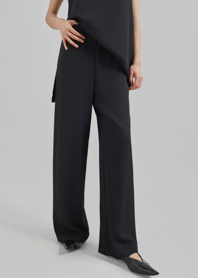 Clothing Women The Frankie Shop Imre Trousers 8211 Black