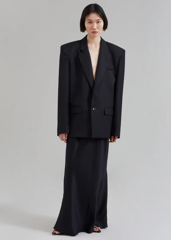 Clothing Women The Frankie Shop Jun Blazer 8211 Black