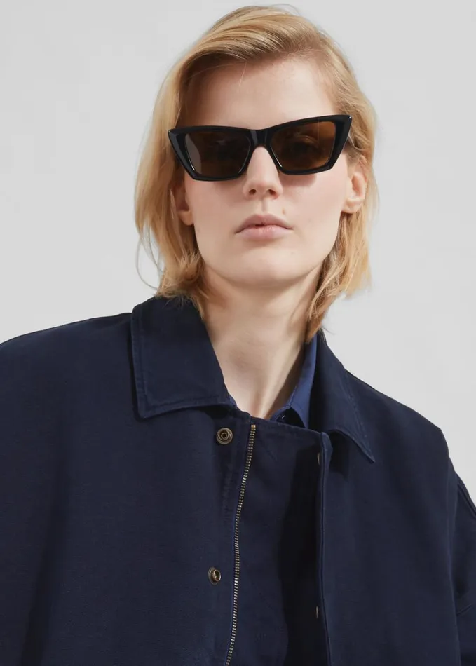 Clothing Women The Frankie Shop JW Anderson Blouson 8211 Navy
