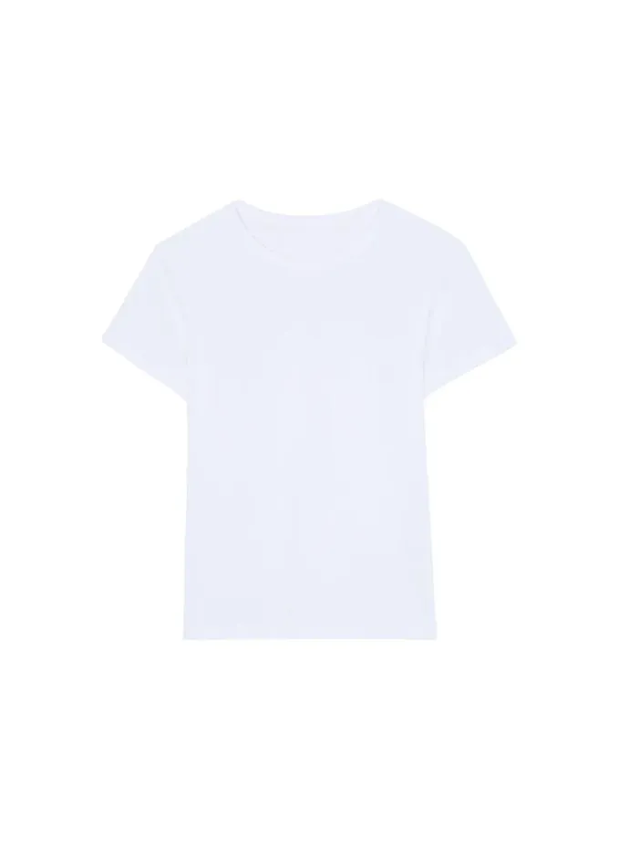 Clothing Women The Frankie Shop Kellen Baby Tee 8211 White