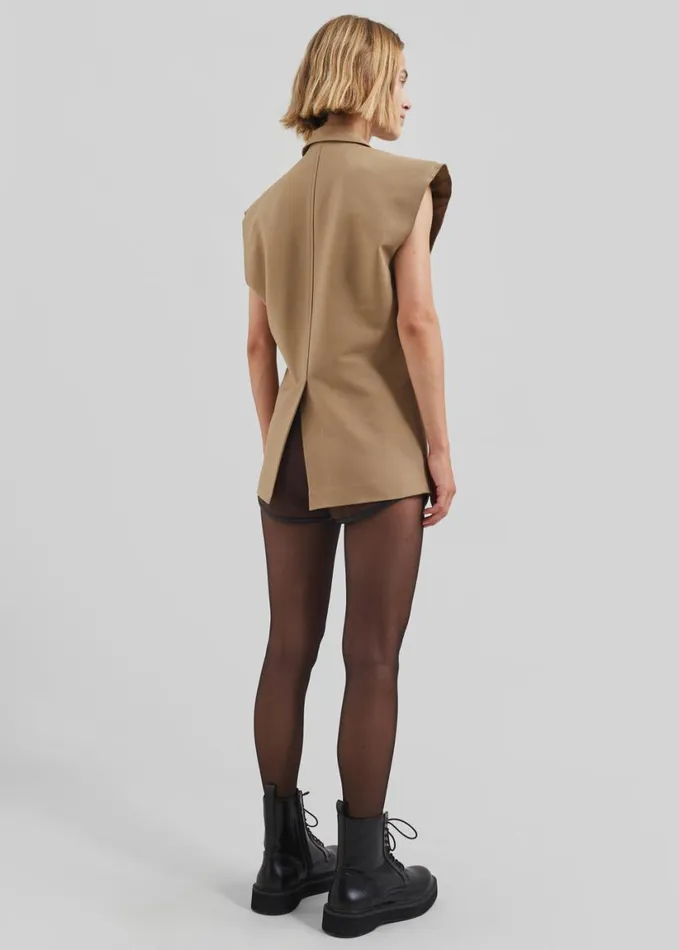 Clothing Women The Frankie Shop Lucerne Vest 8211 Beige