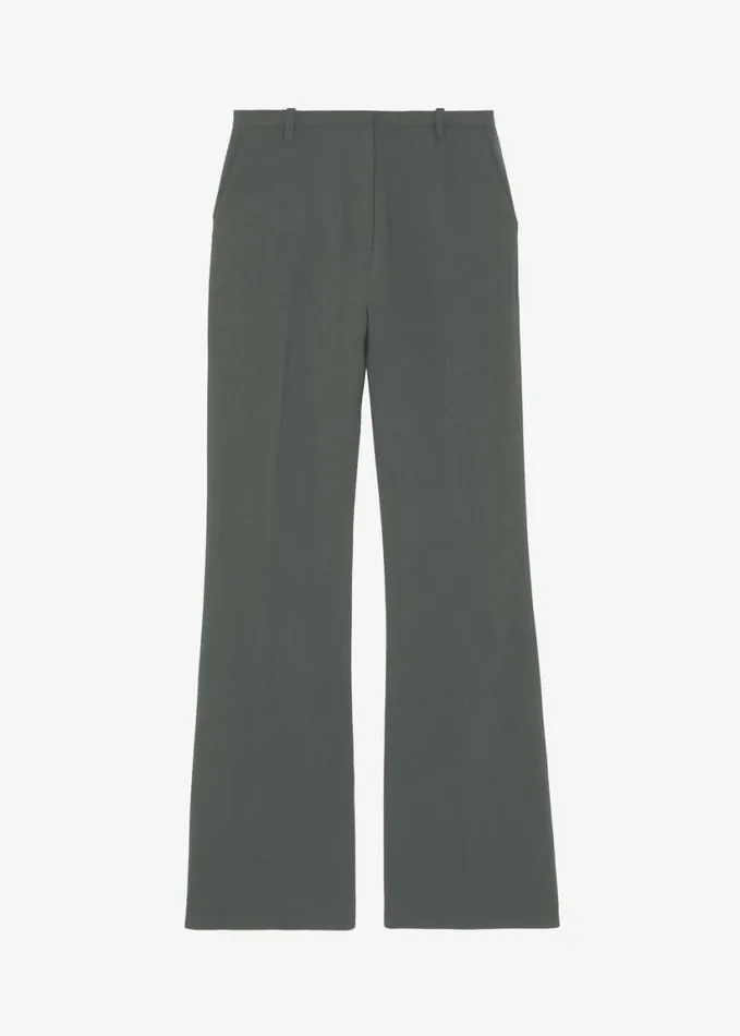 Clothing Women The Frankie Shop Lyra Flared Pants 8211 Light Khaki