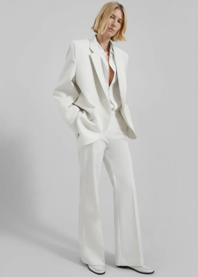 Clothing Women The Frankie Shop Lyra Oversized Blazer 8211 White