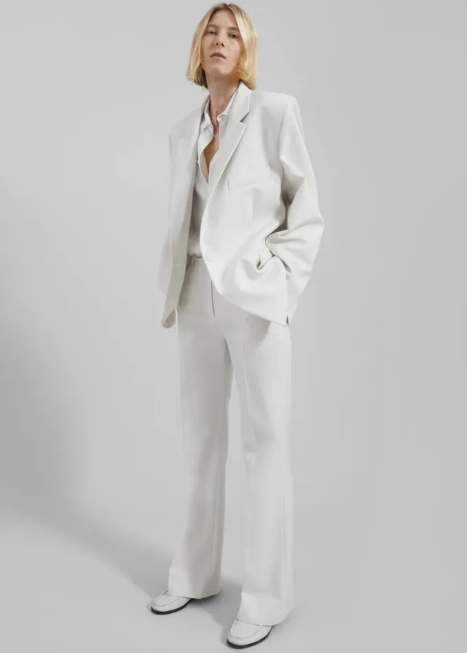 Clothing Women The Frankie Shop Lyra Oversized Blazer 8211 White