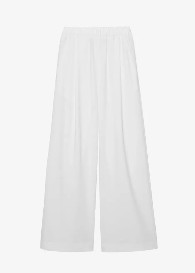 Clothing Women The Frankie Shop Neva Wide Trousers 8211 White