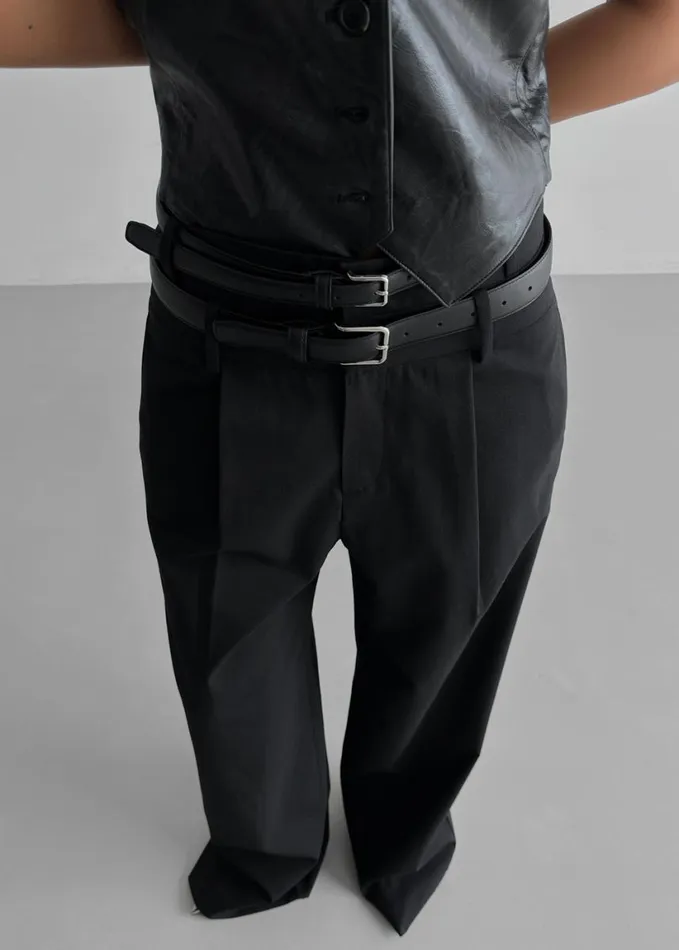 Clothing Women The Frankie Shop Olwen Pintuck Trousers 8211 Black