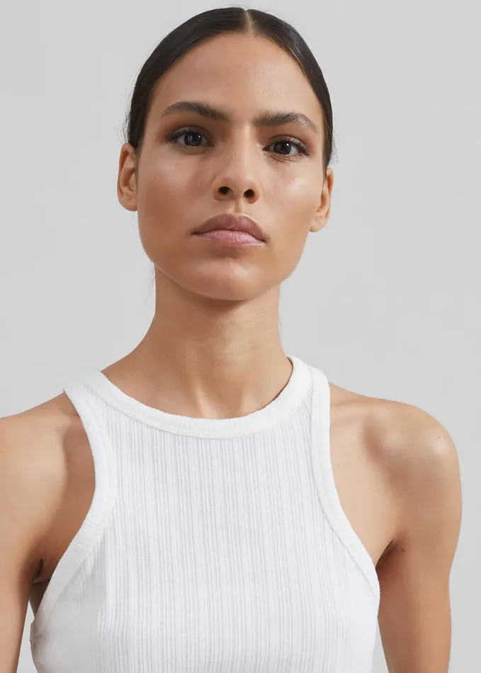 Clothing Women The Frankie Shop Samse Samse Sahelene Tank Top 8211 White