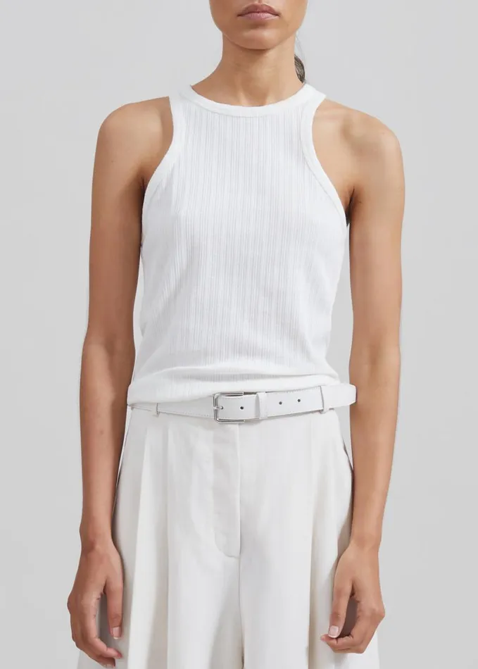 Clothing Women The Frankie Shop Samse Samse Sahelene Tank Top 8211 White