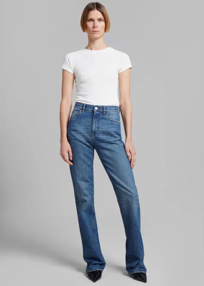 Clothing Women The Frankie Shop Samse Samse Salinn TShirt 8211 White