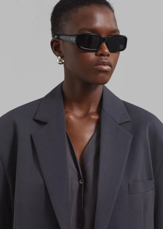Clothing Women The Frankie Shop Wilma Blazer 8211 Charcoal
