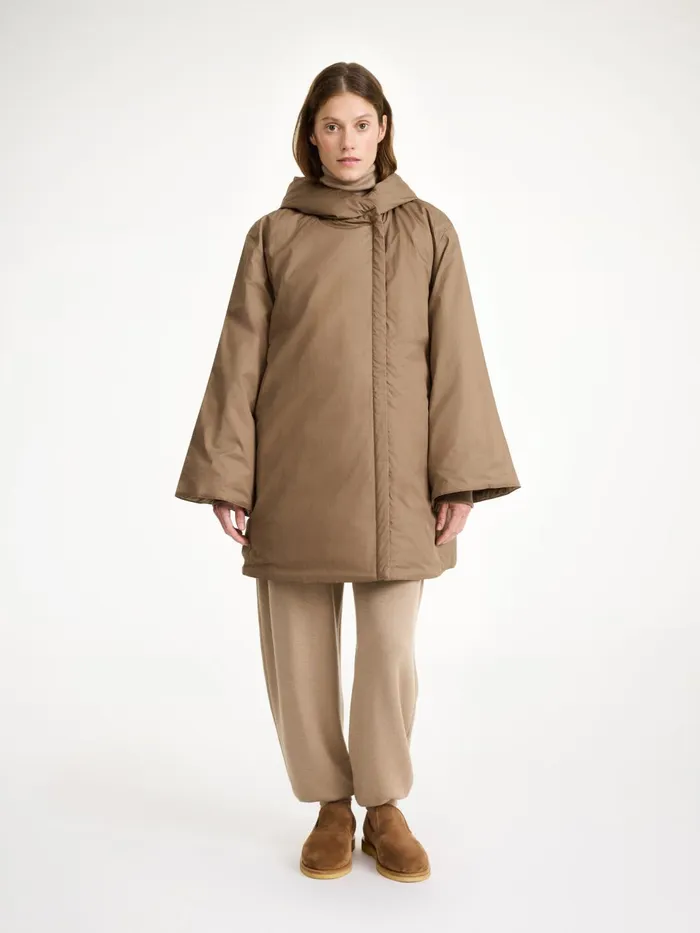 Coats and Jackets Women By Malene Birger Sallimo Padded Coat Shitake