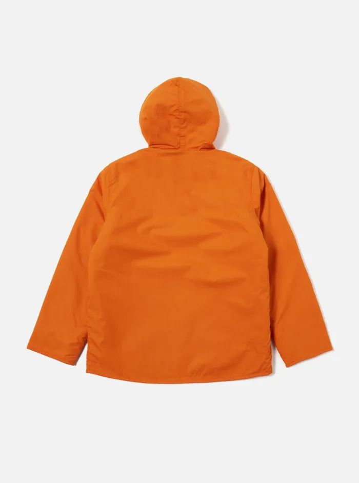 Coats and Outerwear Men Universal Works Universal Works Reversible Simple Hooded Jacket In OrangeSand Recycled PolytechSherpa